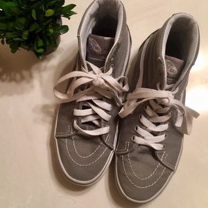 Gray High Top Vans